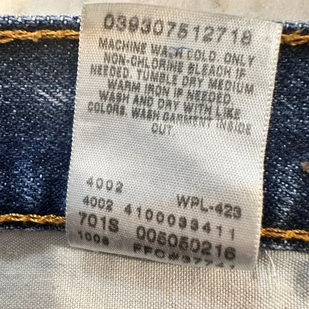 Levis 505 Regular Fit Mens Jeans 40x29‎ Medium Wash Blue Denim 100% Cotton